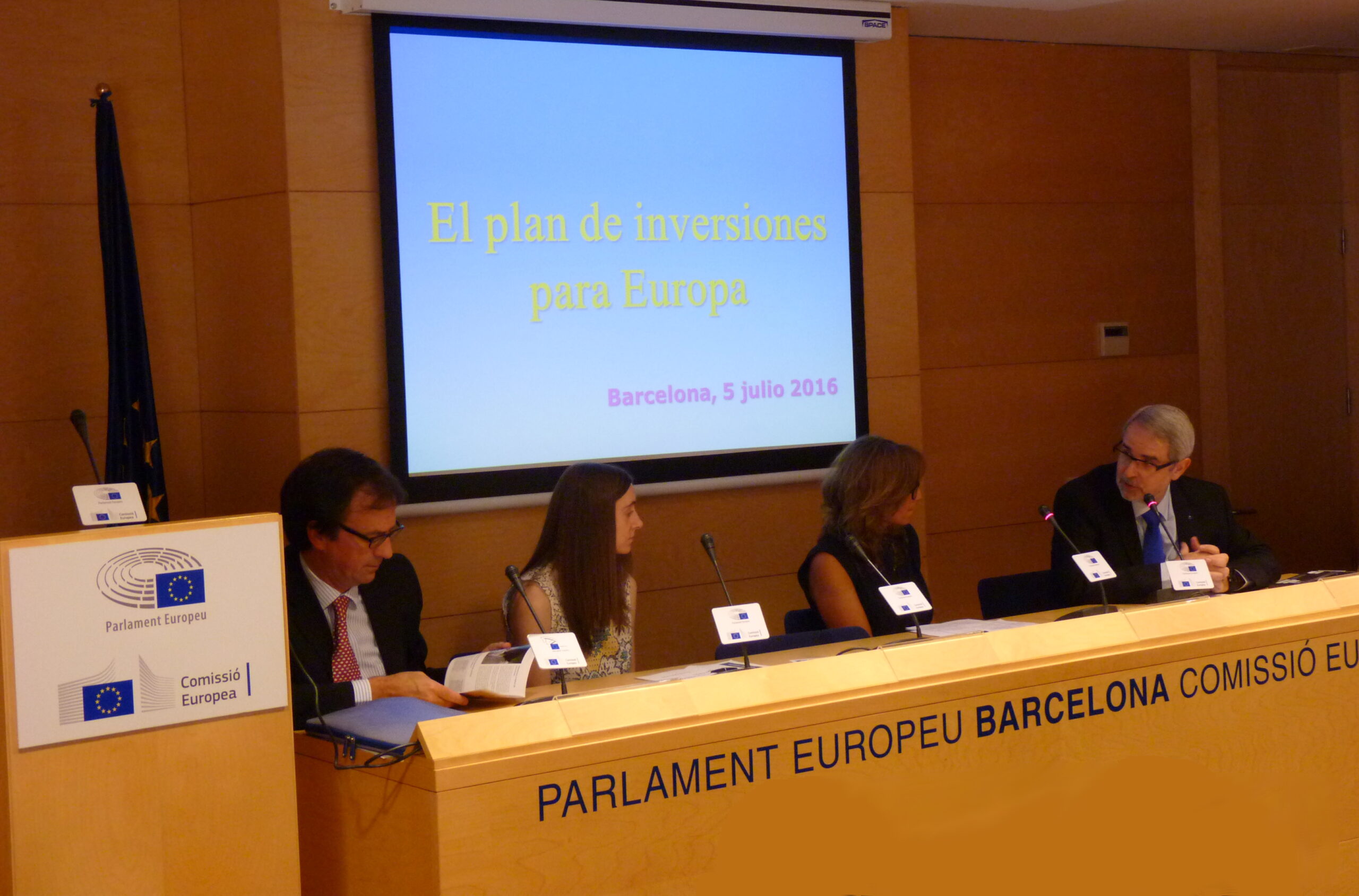 Presentación del Plan Junker (parlamento europeo)