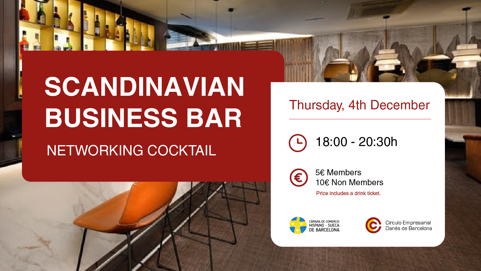 SCANDINAVIAN BUSINESS BAR 4TH DECEMBER