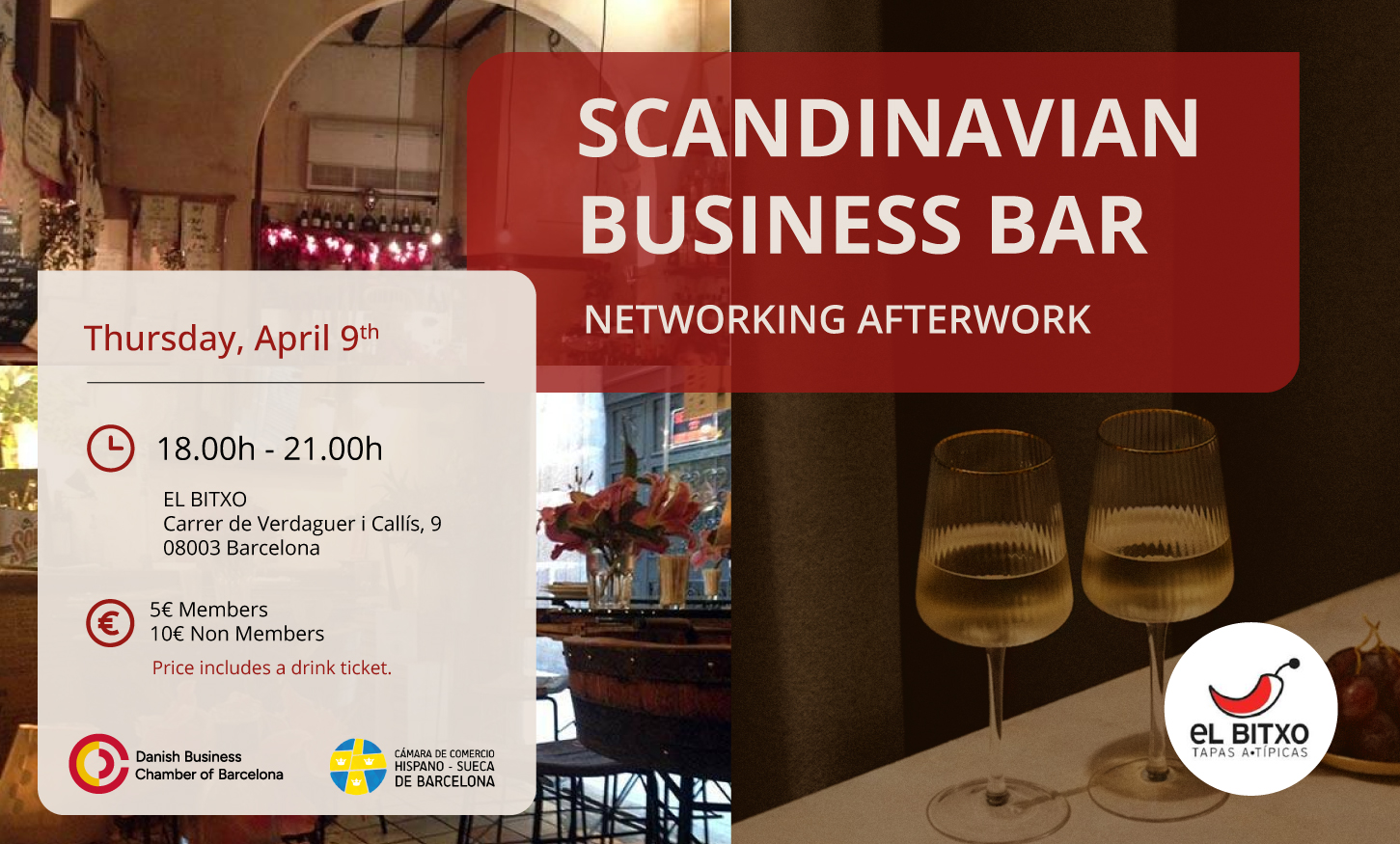 SCANDINAVIAN BUSINESS BAR – April 9th