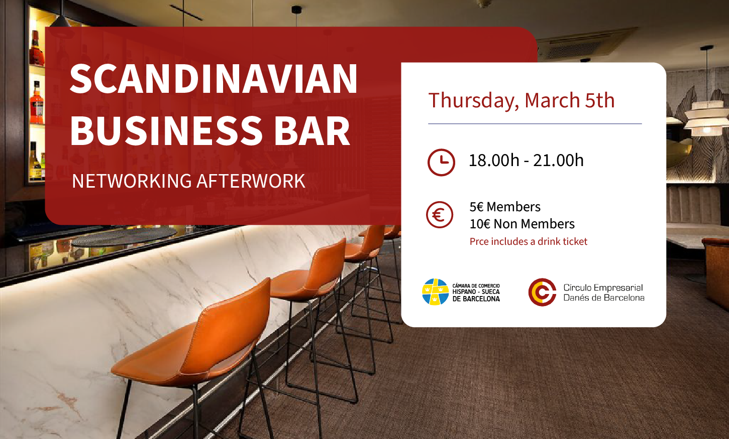 SCANDINAVIAN BUSINESS BAR – March 5th